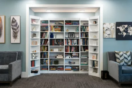 bookshelves